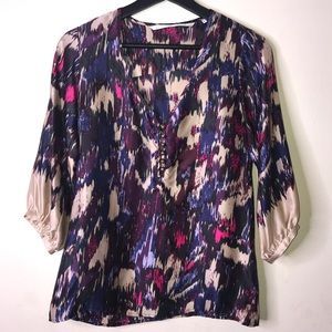 TWELFTH STREET by CYNTHIA VINCENT Silk Blouse